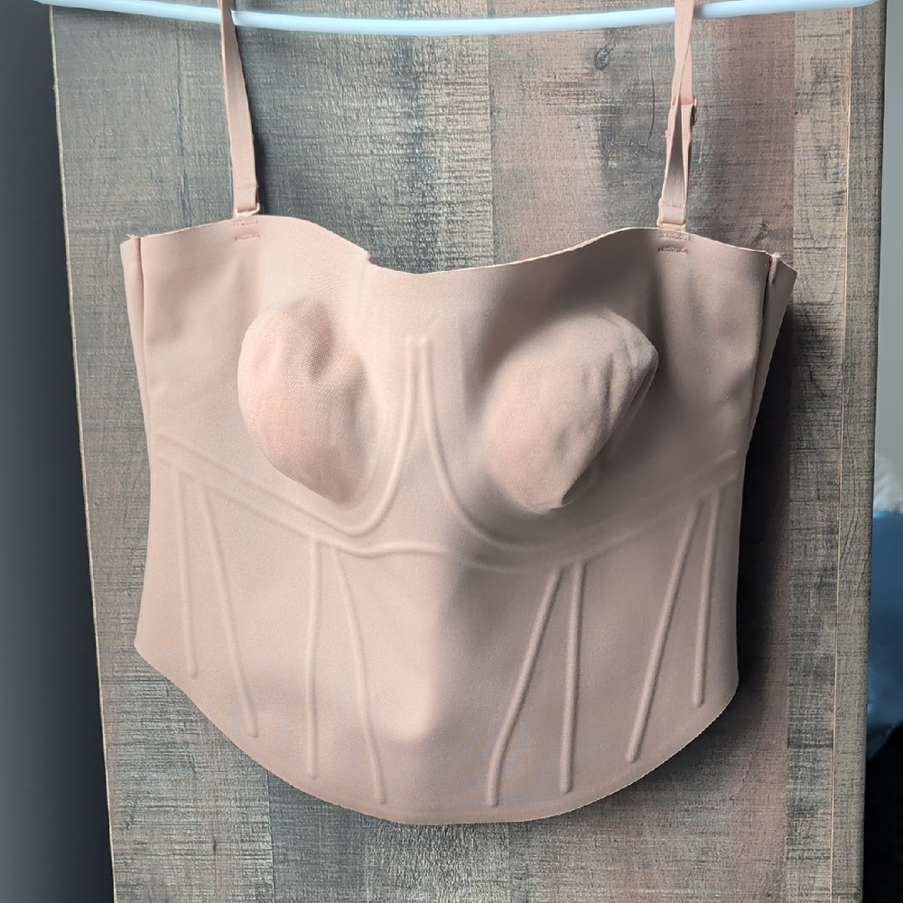 SKIMS Bonded Cropped Corset